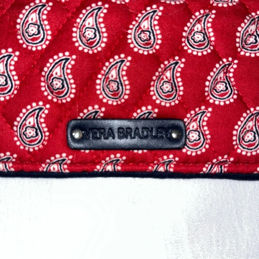 NWT Vera Bradley Trifold Wallet Paisley Quilted